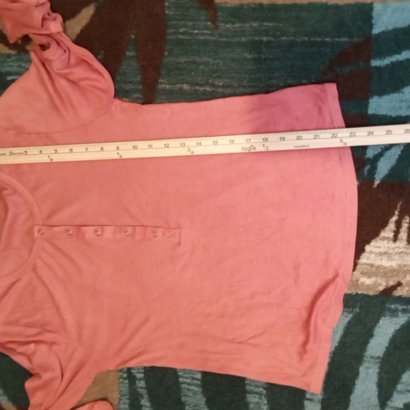 Faherty Legend Rib Gila Henley Long Sleeve Womens Large - Picture 6 of 8